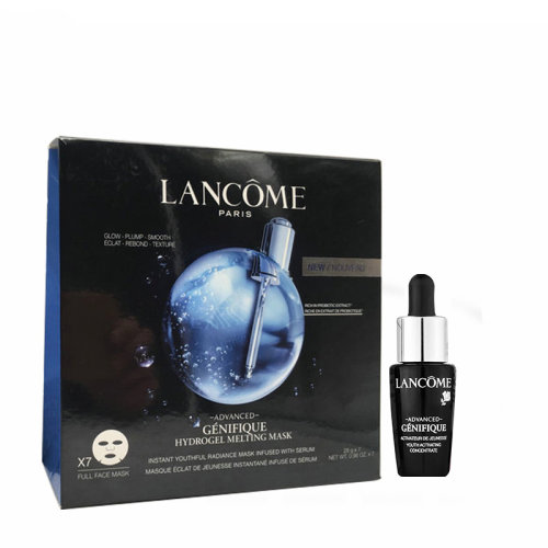 Lancome/蘭蔻肌底精華浸潤修護(hù)面膜7片+蘭蔻精華肌底液7ml