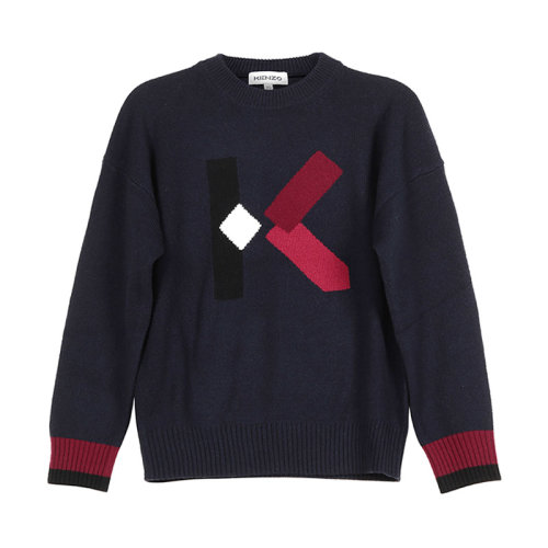 KENZO/高田賢三 女士針織衫/毛衣女士羊毛圓領(lǐng)長袖針織衫毛衣FA62PU5353LD