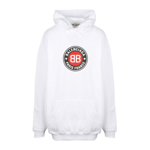 BALENCIAGA 巴黎世家  女裝 服飾 棉質經典logo款連帽衛(wèi)衣 女衛(wèi)衣
