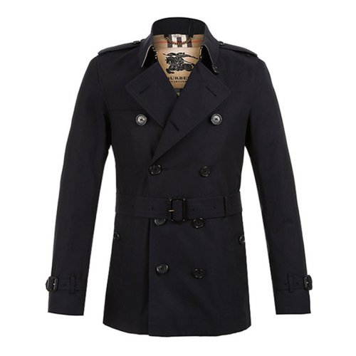  BURBERRY/博柏利 男士黑色棉質(zhì)大衣 3980212 PLFSX