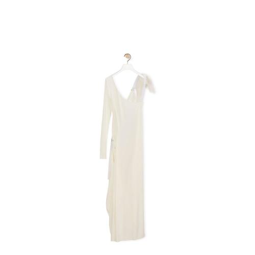  LOEWE羅意威 22年秋冬 女士 連衣裙 Asymmetric dress in viscose S359Y51X14-2100