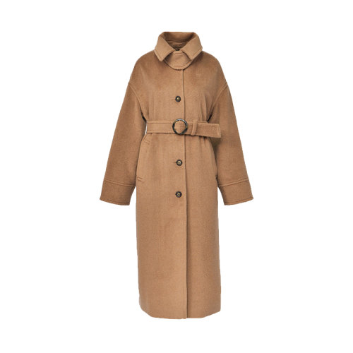 GeleiStory/GeleiStory  秋冬新款經(jīng)典氣質(zhì)款高支羊駝毛H型圍脖款大衣  女士大衣