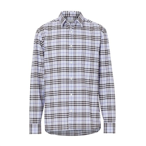 【內(nèi)發(fā)貨】BURBERRY/博柏利 burberry 襯衫 男 巴寶莉 男裝 格紋 襯衣 男士長袖襯衫