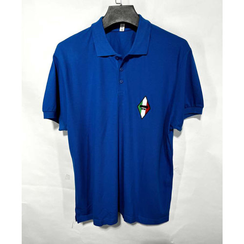 MOSCHINO/莫斯奇諾 藍(lán)色男士短袖POLO衫