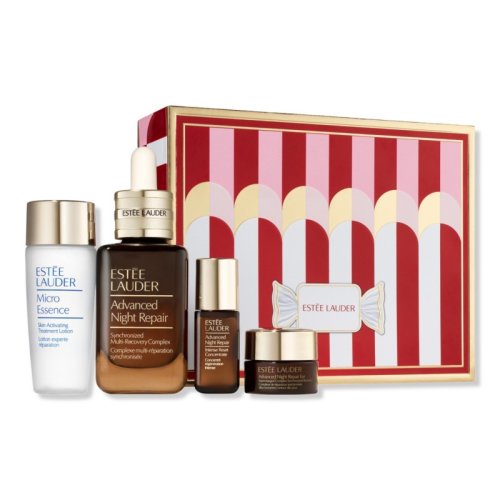 Estee Lauder/雅詩蘭黛第七代小棕瓶限量套裝 精華50ml+爽膚水30ml+精華5ml+眼霜5ml