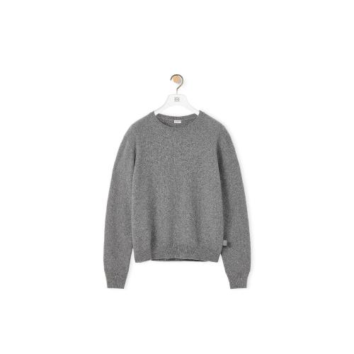  LOEWE羅意威 22年秋冬 男士 長袖襯衫 Pique knit sweater in wool and cashmere H526Y14KCL-1