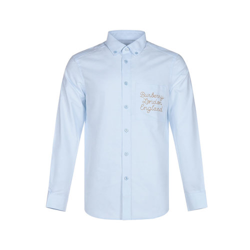 BURBERRY/博柏利 2021款 男士長(zhǎng)袖襯衫 男款棉質(zhì)長(zhǎng)袖襯衫 80367561