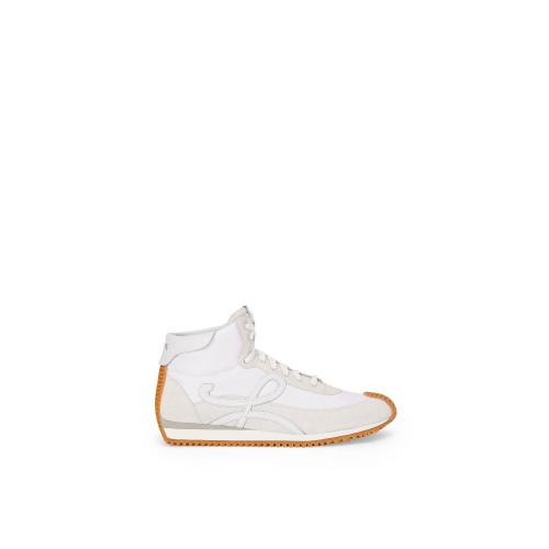  LOEWE羅意威 22年秋冬 男士 休閑運(yùn)動(dòng)鞋 High top Flow runner in nylon and suede M816282X46