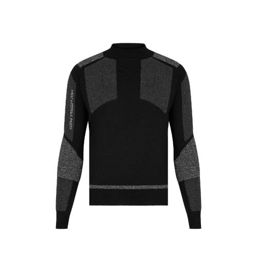  LV路易威登 22年春夏 男士 針織衫 Pull en patchwork a col montant 2054 1A8H1B 1A8H1A 1A8H 預(yù)定商品2-6周發(fā)貨