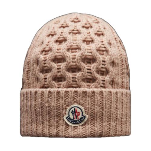  MONCLER蒙可蒙克萊 22年秋冬 女士 帽子 Cable Knit Beanie H20933B00025M2039235