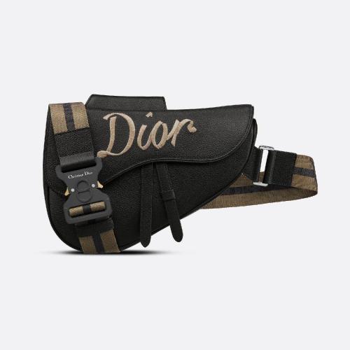  DIOR迪奧 22年秋冬 男士 單肩包 馬鞍包 1ADPO093RIB_H00N