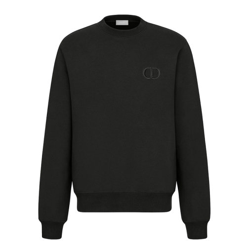 DIOR/迪奧 “ CD ICON” 黑色棉絨 男士運(yùn)動(dòng)衫113J699A0531_C989