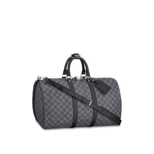  LV路易威登 22年秋冬 男士 旅行包 Keepall 45 旅行袋（配肩帶） N41418 預(yù)定商品2-6周發(fā)貨