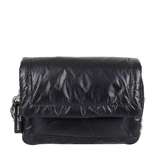 Marc Jacobs/馬克雅各布斯 女士純色皮革字母徽標(biāo)裝飾翻蓋開(kāi)合單肩包斜挎包鏈條包女包 M0015773 多色可選