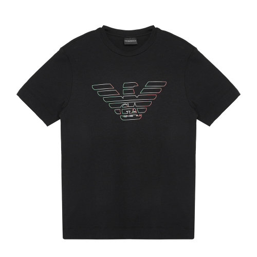Emporio Armani/安普里奧阿瑪尼 黑色 男士短袖T恤 3K1TCA-1J11Z-0999