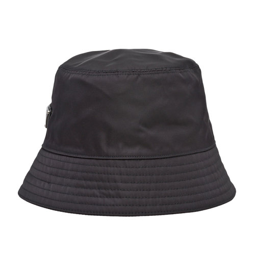 PRADA/普拉達(dá) 秋冬 男士黑色Re-Nylon 再生尼龍漁夫帽2HC137_2DMI_F0002