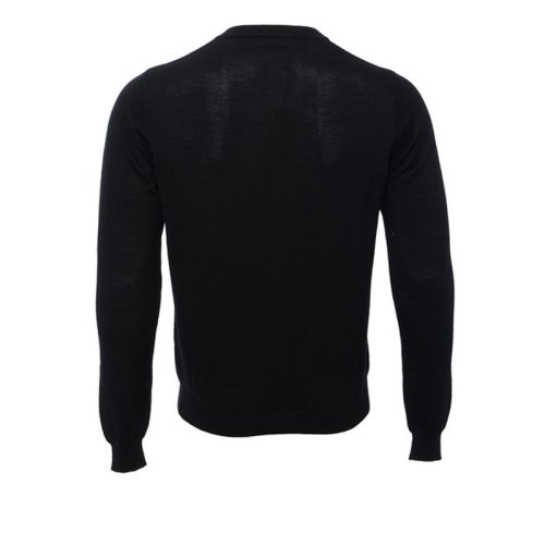  VERSACE JEANS COUTURE 男士黑色時尚休閑針織衫/毛衣 B5GMA817 6654 899 PLFSX