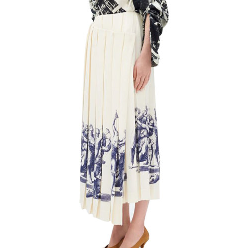 CELINE/賽琳 女士白色時尚休閑半身裙 22U09120C 33NK