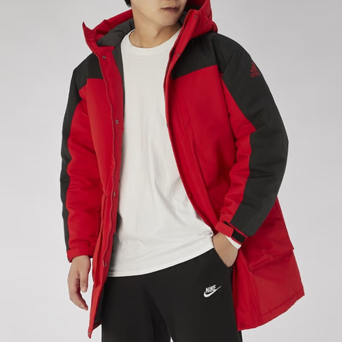 Adidas/阿迪達(dá)斯 22年 秋冬 男款 加絨 保暖 運(yùn)動(dòng) 休閑 羽絨服 GN9834