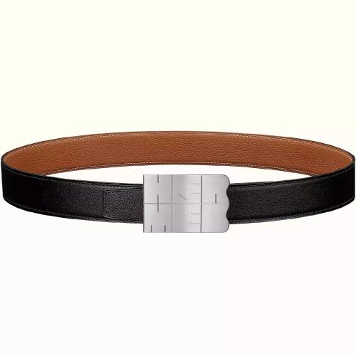  HERMES愛馬仕 22年秋冬 男士 腰帶 Boucle de ceinture Typo %26a; Cuir de ceinture reversible