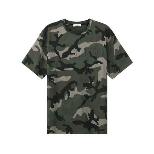 Valentino/華倫天奴 男士棉質(zhì)圓領(lǐng)短袖T恤 XV3MG11H83Y