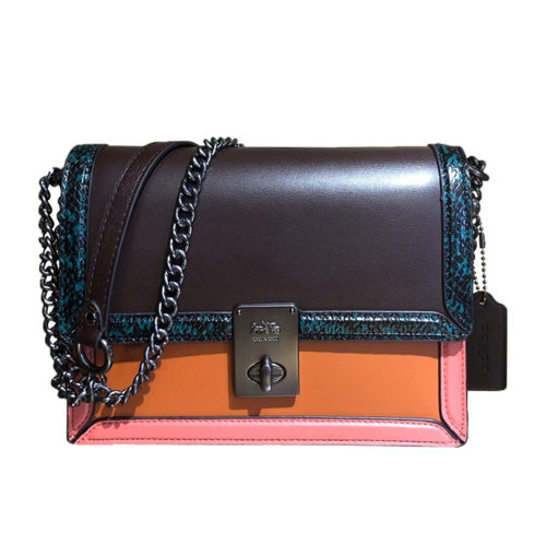 COACH/蔻馳 女包 女士HUTTON系列時尚夾棉單肩包斜挎包 89071