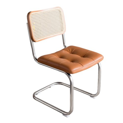 GeleiStory/GeleiStory  藤編扶手靠背椅家用客廳休閑鐵藝辦公椅  書椅