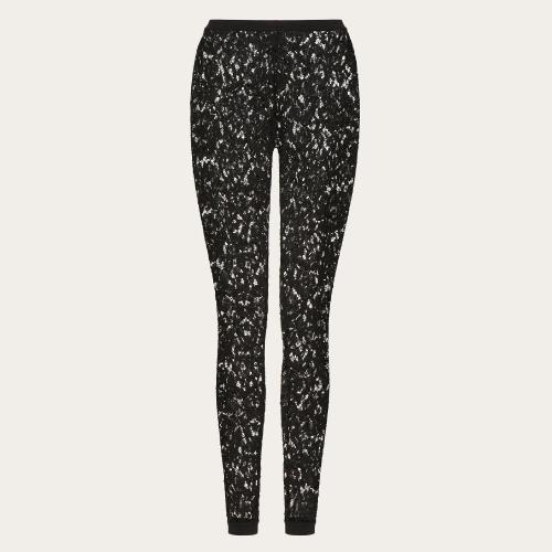  VALENTINO華倫天奴 22年秋冬 女士 休閑褲 LEGGINGS EN DENTELLE éPAISSE EXTENSIBLE 1B3MD04