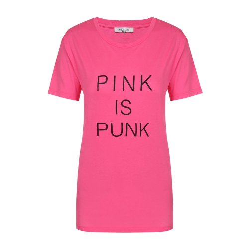 【香港直郵】VALENTINO 粉色 女士短袖T恤