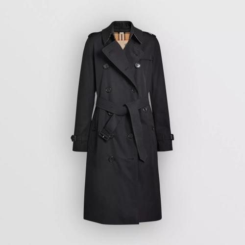  BURBERRY 22年秋冬 女士 肯辛頓版型 - 長(zhǎng)款 Heritage Trench 風(fēng)衣 40733681 預(yù)定商品1-3周發(fā)貨