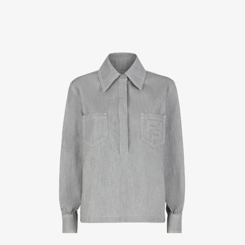  FENDI芬迪 22年秋冬 女士 長袖襯衫 Shirt FLF756ALCCF1IHH
