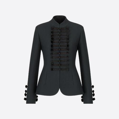  DIOR迪奧 22年秋冬 女士 夾克 中式盤扣修身剪裁西裝外套 311V82A1162_X9000