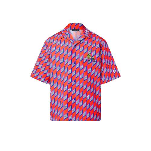  LV路易威登 22年秋冬 男士 短袖襯衫 短袖襯衫 1AAGHP 1AAGHT 1AAGHN 1AAGHS 1AAGHQ 1AAGHO 1A