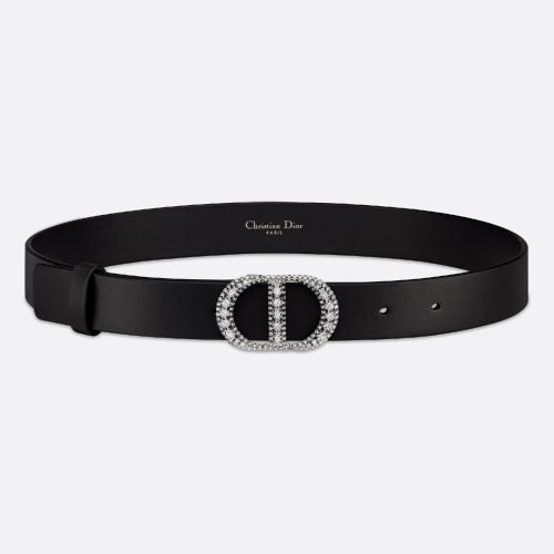  DIOR迪奧 22年秋冬 女士 腰帶 Ceinture 30?Montaigne?Crystals B0278BWFS_M900