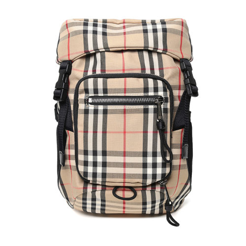 BURBERRY/博柏利 男款格紋織物手提單肩包 80144301