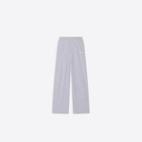  BALENCIAGA巴黎世家 22年秋冬 男士 休閑褲 Political Campaign Jogging Pants  in Grey 67459 預定商品1-3周發(fā)貨