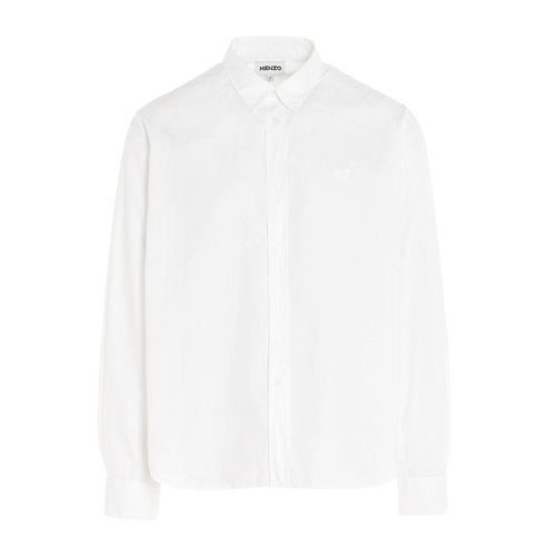Kenzo 高田賢三 男士 服裝 21春夏 白色棉質長袖襯衫