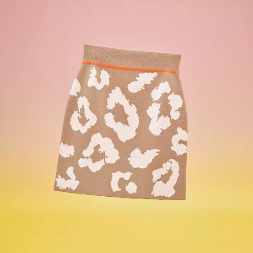  HERMES愛馬仕 22年秋冬 女士 半身裙 Mini-jupe motif ??Jungle Love Fluo?? H2H2304DUD13