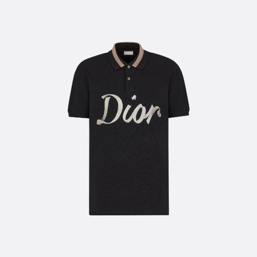  DIOR迪奧 22年春夏 男士 短袖Polo 寬松版型 Polo 衫 293J831A0455_C980