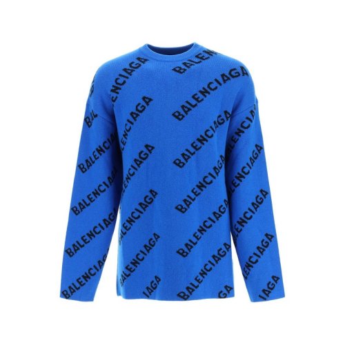  Balenciaga/巴黎世家 男士印花棉質(zhì)針織衫/毛衫 657400 T1567 3964 PLFSX