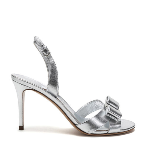 SalvatoreFerragamo/菲拉格慕 女士LIDA系列 牛皮蝴蝶結(jié)涼鞋高跟鞋 0728762