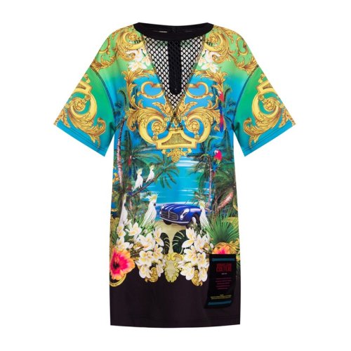  VERSACE JEANS COUTURE 女士印花棉質(zhì)連衣裙裙子 D2HVA437 S0667 115 PLFSX