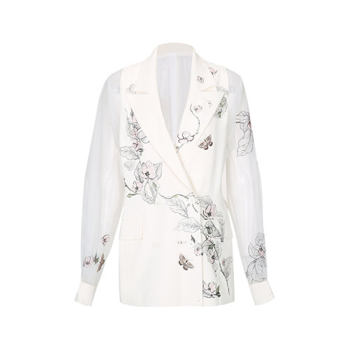 bifubyxingchen/彼伏海棠蛺蝶刺繡西裝女士西服