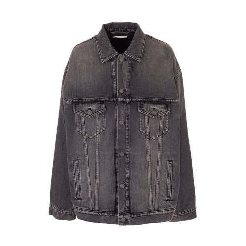 Balenciaga/巴黎世家  女裝 時尚百搭 女士灰色棉質(zhì)牛仔外套夾克 646895TBP477767 HKY210468