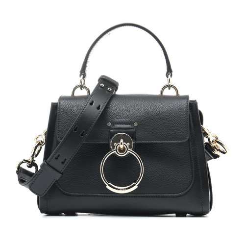 CHLOE/克洛伊22春夏金屬徽標(biāo)牛皮革女士手提單肩包斜挎包CHC22SS143G