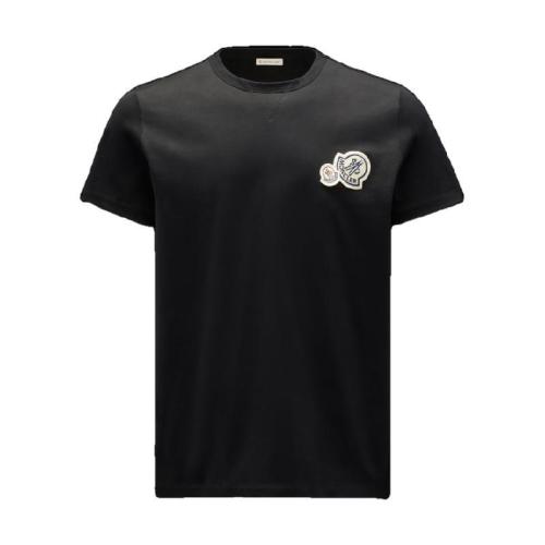  MONCLER蒙可蒙克萊 22年秋冬 男士 短袖T恤 Double Logo T-Shirt H20918C000268390Y999