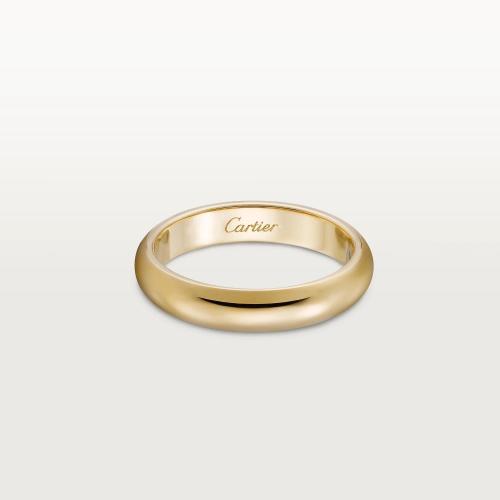  CARTIER 22年秋冬 女士 戒指 1895結(jié)婚對戒 18K黃金