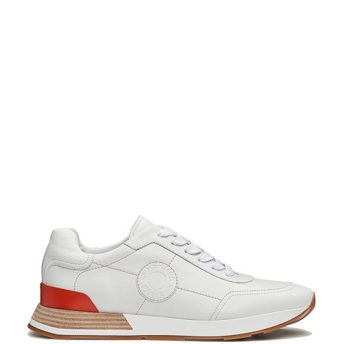 HERMES/愛馬仕 22年秋冬新款 Drive系列 男士白色小牛皮運(yùn)動(dòng)鞋H212910ZH90430