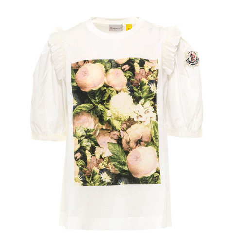 Moncler/蒙克萊 20年秋冬 服裝百搭 女性 白色 女衛(wèi)衣 8C703108390X 002