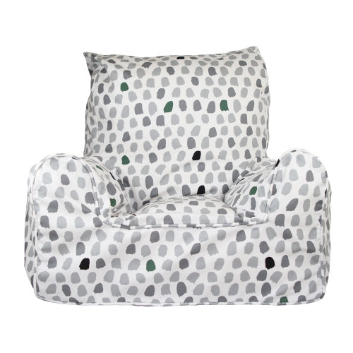 Lelbys 樂澳貝上新原創(chuàng) 設計兒童房布休閑閱讀 寶寶扶手椅可愛墨藝飛揚沙發(fā)